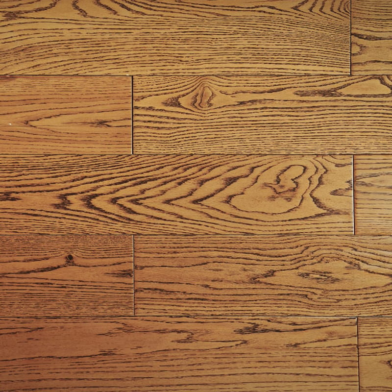 American Red Oak Nádúrtha Donn Soladach Adhmad Flooring