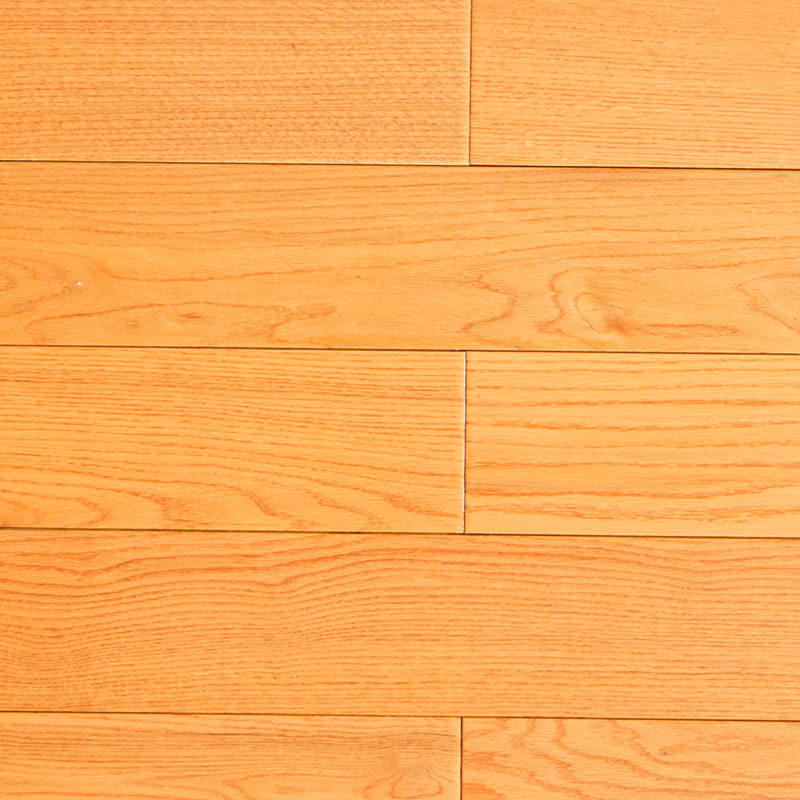 American Red Oak Nádúrtha Donn Leathan Plank Flooring Adhmad Soladach