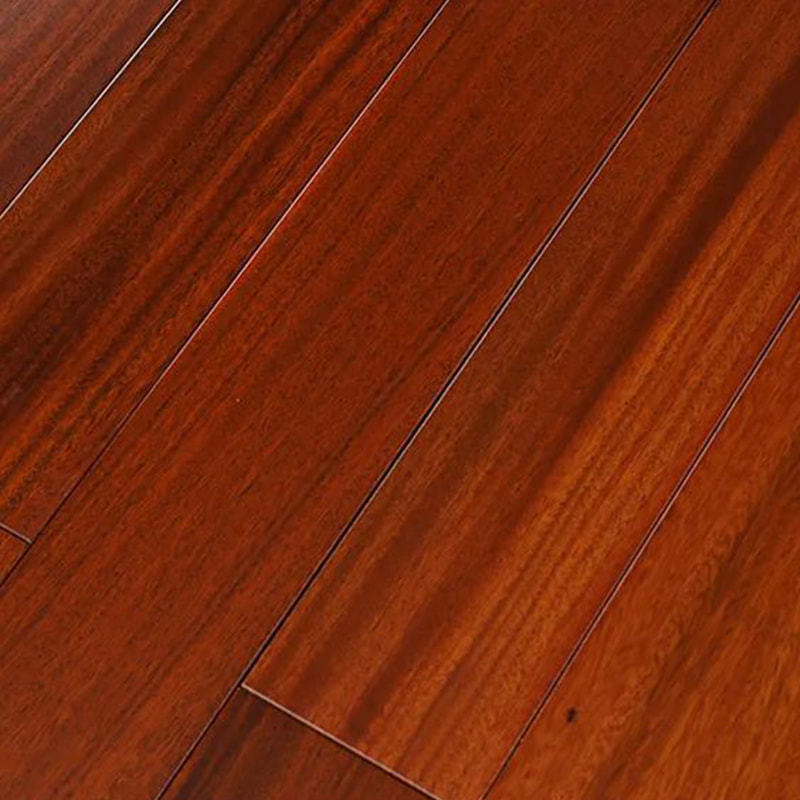 Panga Panga Nádúrtha Dark Brown Flooring Adhmad Soladach Ard Snasta