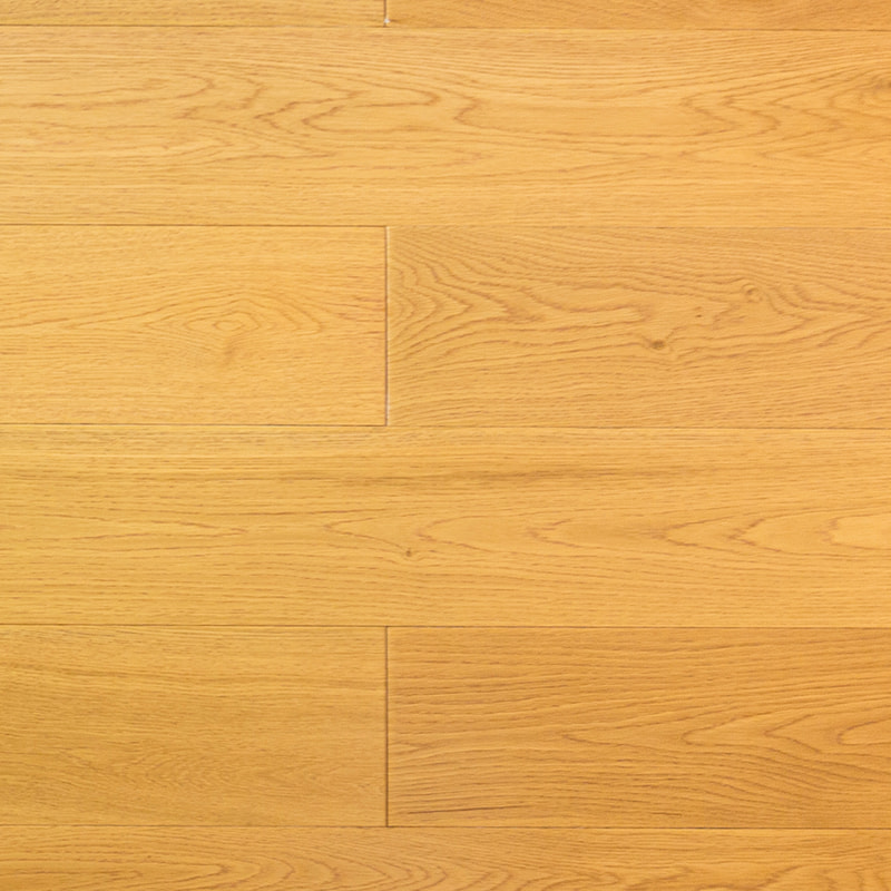 Solas Darach Carmel Dromchla Smooth Cliceáil Flooring Adhmaid Soladach