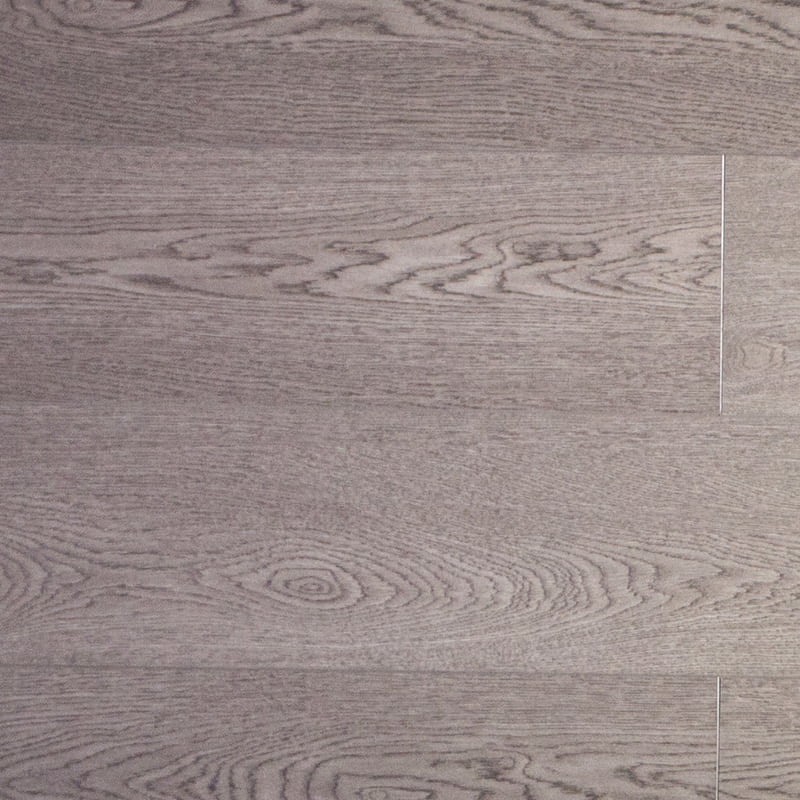Flooring Adhmaid Innealtóireachta Il-Ply Darach Liath Scuabtha Cliceáil